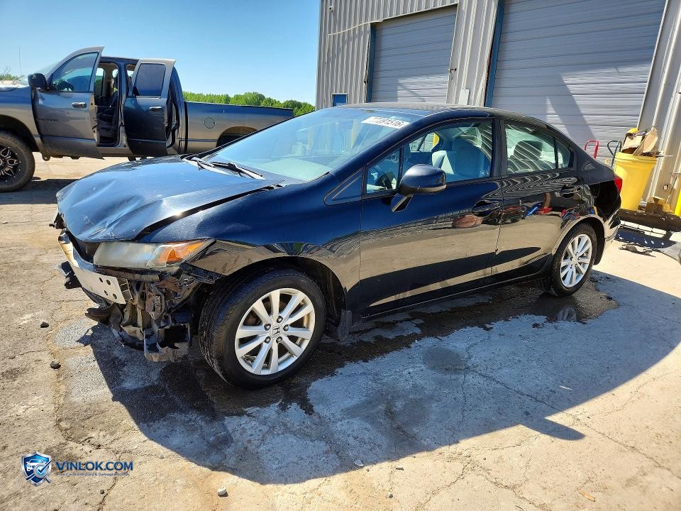 2012 HONDA CIVIC EX – Lot 53391516 auction photo