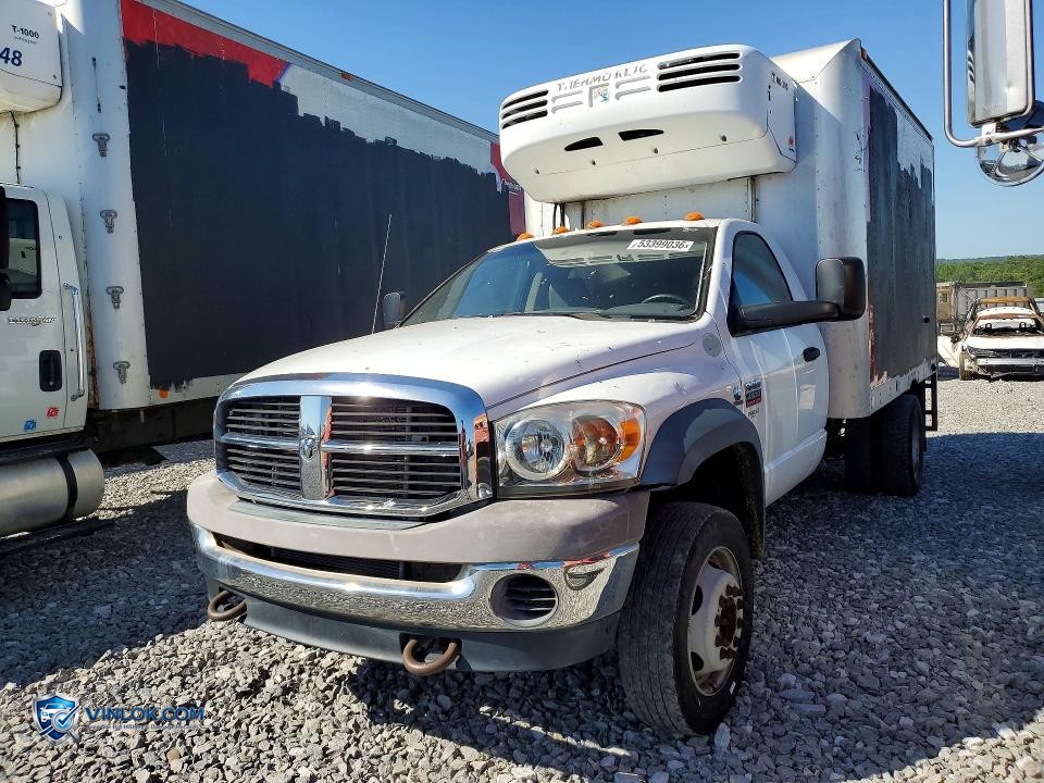 2008 DODGE RAM 4500 S - REFRIGERATED BOX TRUCK – Lot 53399036 auction photo