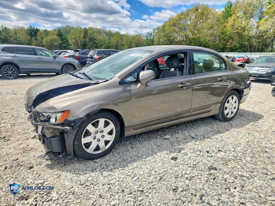 2008 HONDA CIVIC LX – Lot 53404906 auction photo