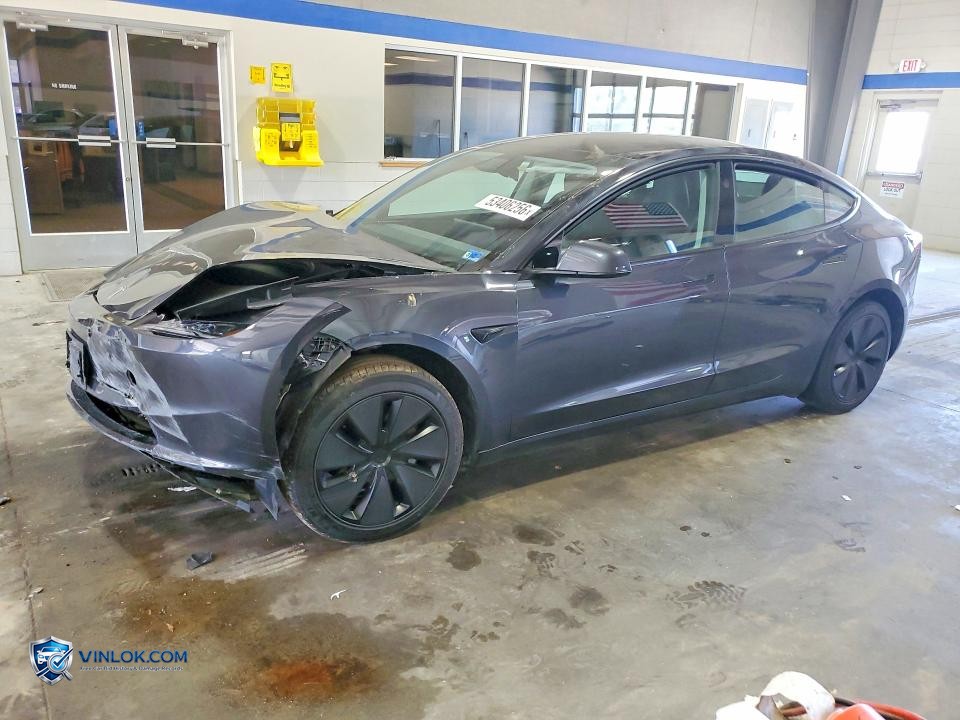 2025 TESLA MODEL 3 – Lot 53406256 auction photo