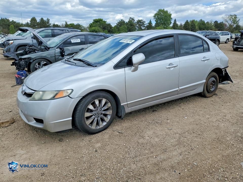 2009 HONDA CIVIC EX – Lot 53410276 auction photo