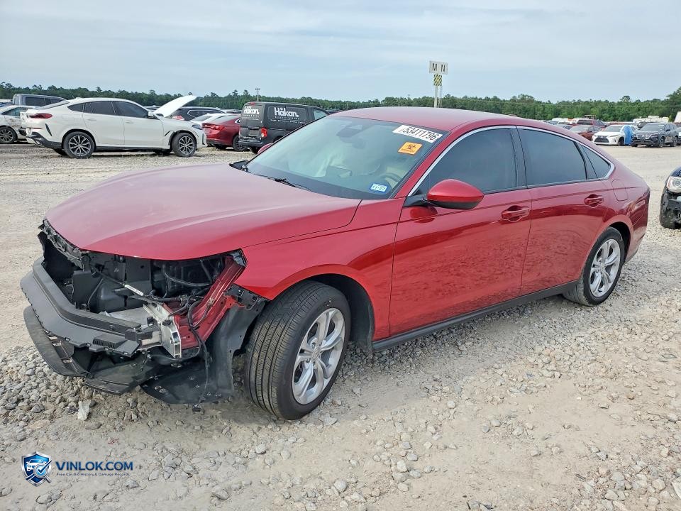 2025 HONDA ACCORD LX – Lot 53411796 auction photo