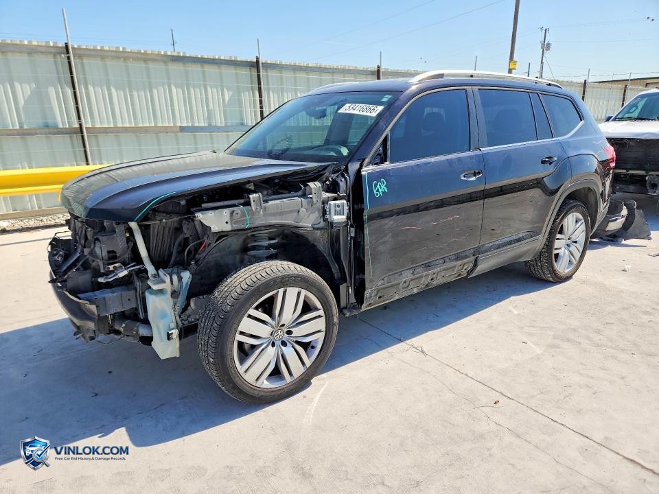 2019 VOLKSWAGEN ATLAS SE – Lot 53416866 auction photo
