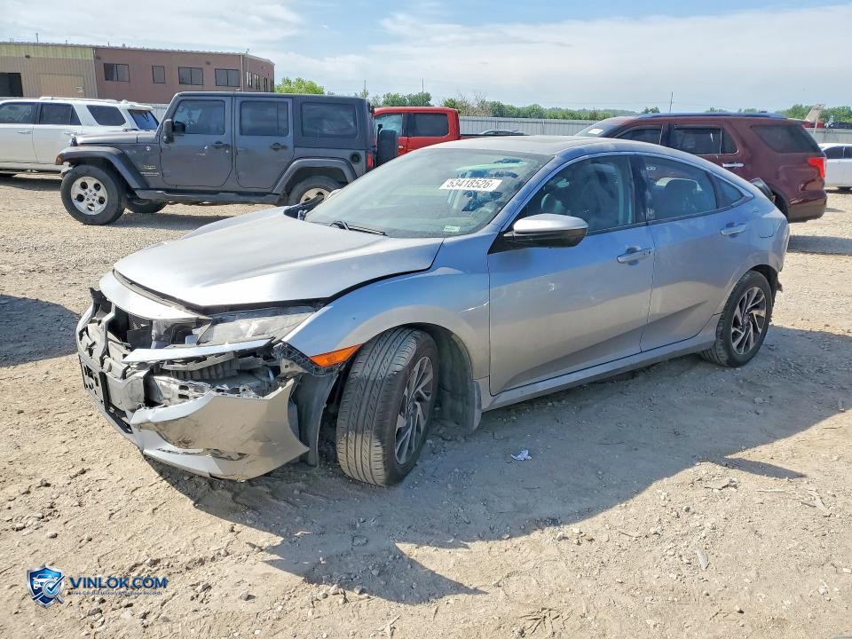 2017 HONDA CIVIC EX – Lot 53418526 auction photo
