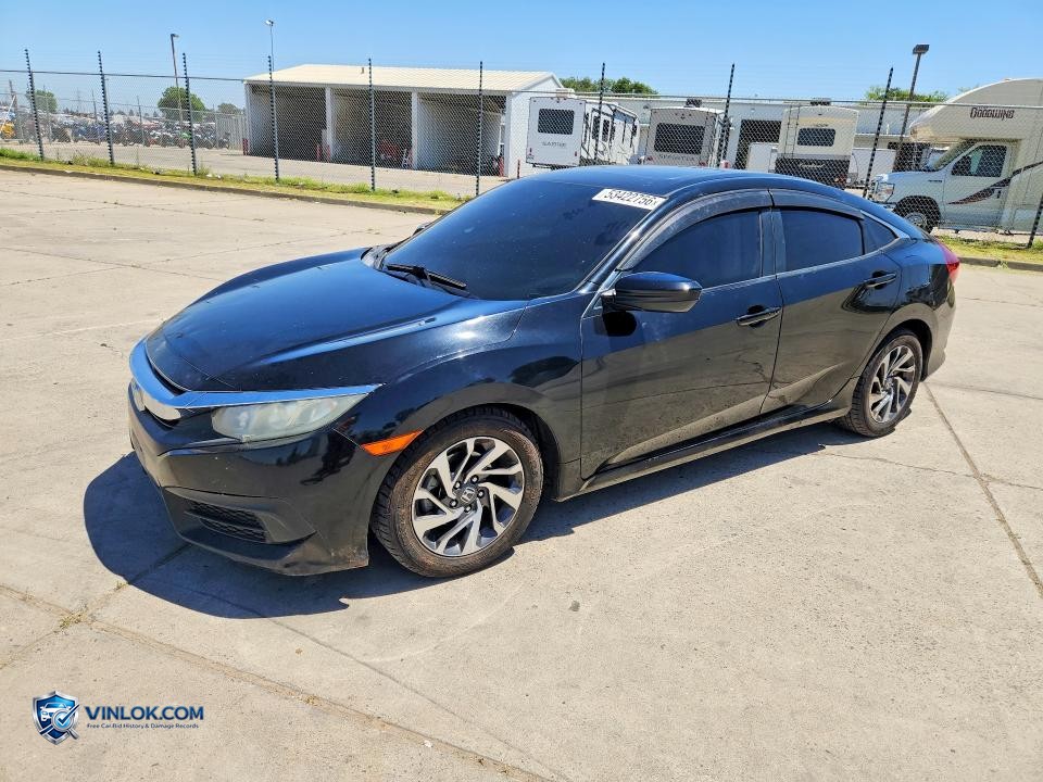 2016 HONDA CIVIC EX – Lot 53422756 auction photo
