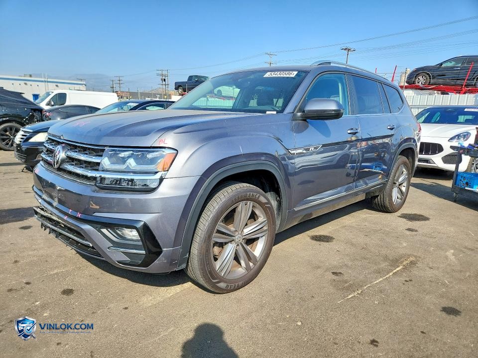 2019 VOLKSWAGEN ATLAS SE – Lot 53430586 auction photo