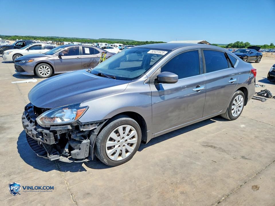 2019 NISSAN SENTRA S – Lot 53431626 auction photo
