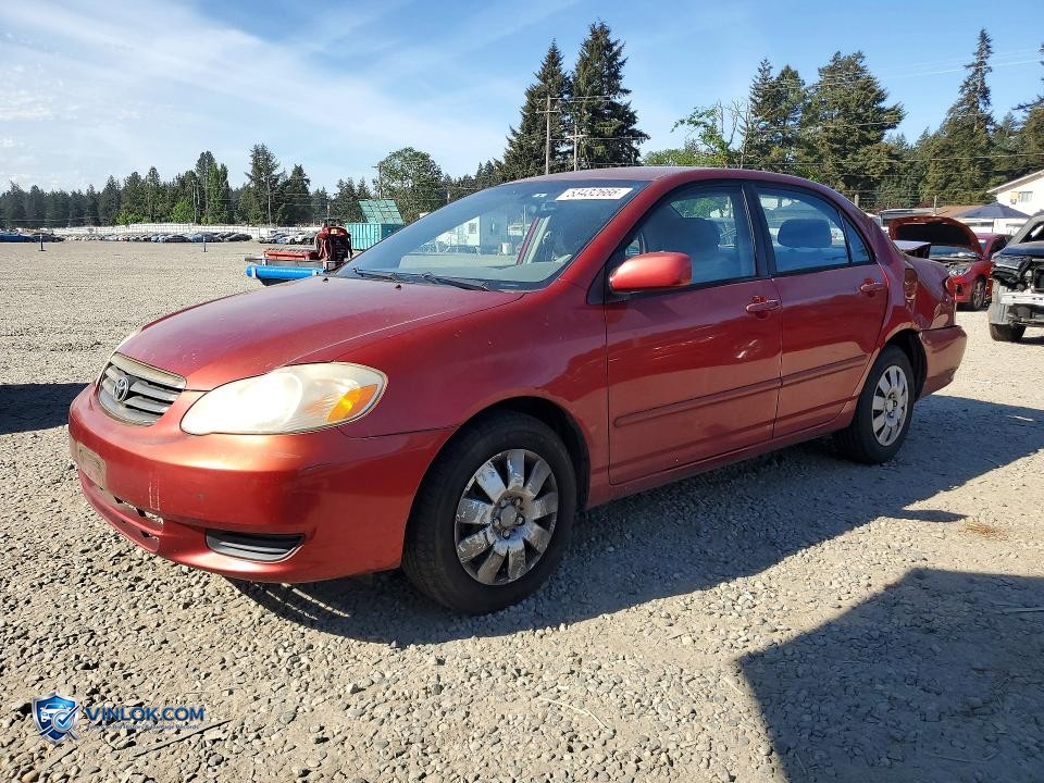 2004 TOYOTA COROLLA LE – Lot 53432666 auction photo