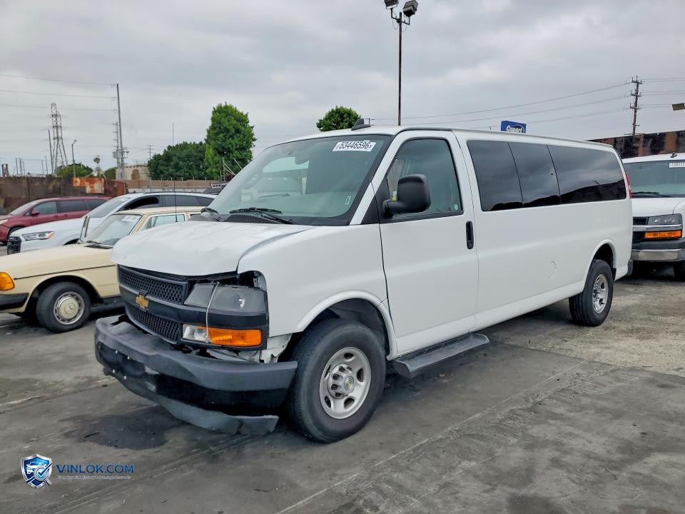 2023 CHEVY EXPRESS G3500 PSGR VAN- R&D- PRI FLEET – Lot 53446596 auction photo