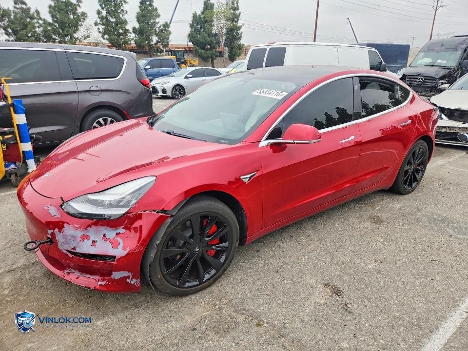 2020 TESLA MODEL 3 – Lot 53454116 auction photo