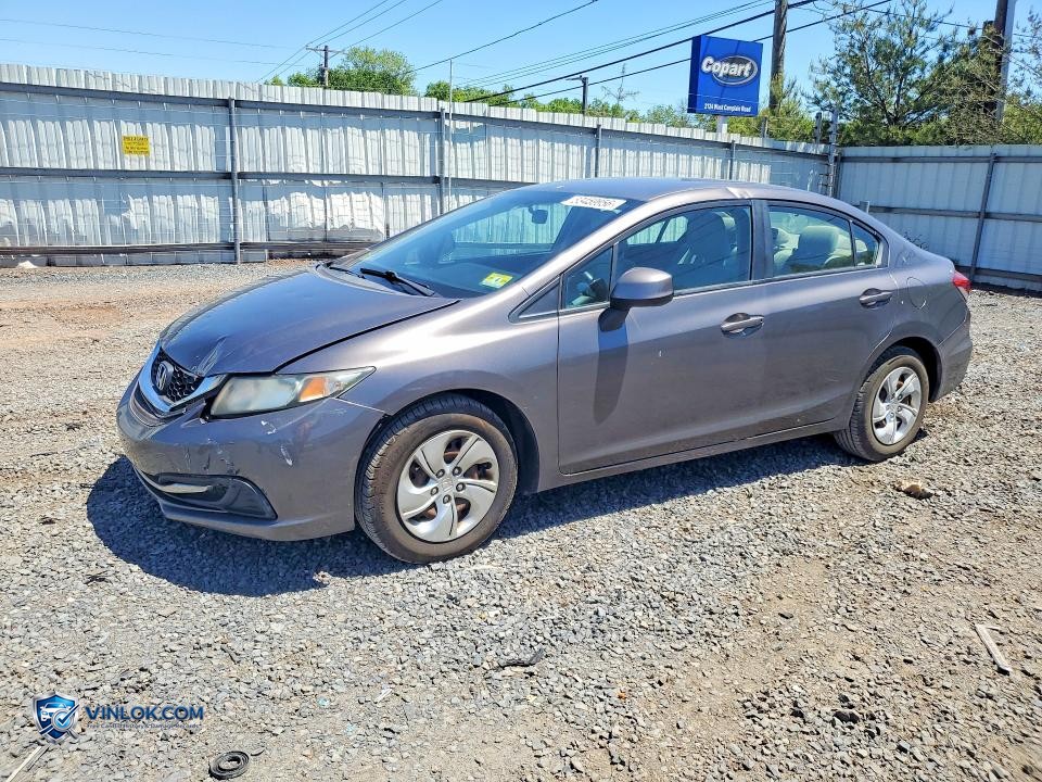 2013 HONDA CIVIC LX – Lot 53459056 auction photo
