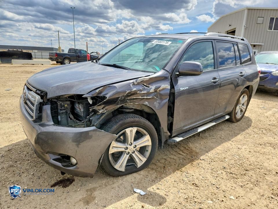 2009 TOYOTA HIGHLANDER SPORT V6 4DR 4WD – Lot 53460176 auction photo