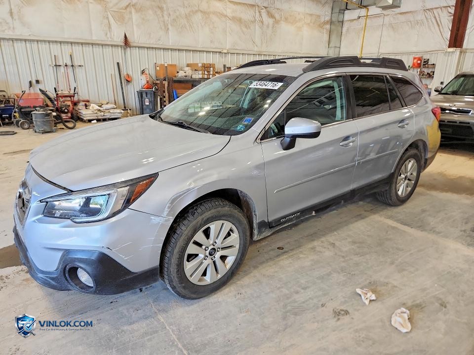 2019 SUBARU OUTBACK 2.5I PREMIUM – Lot 53464716 auction photo