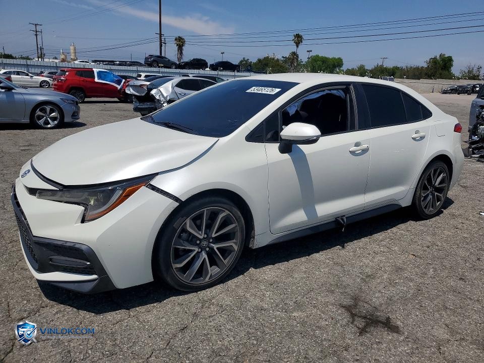2020 TOYOTA COROLLA SE – Lot 53465126 auction photo
