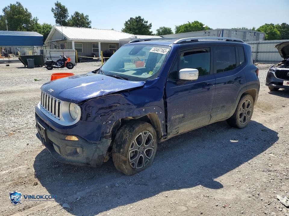 2017 JEEP RENEGADE LIMITED – Lot 53467166 auction photo