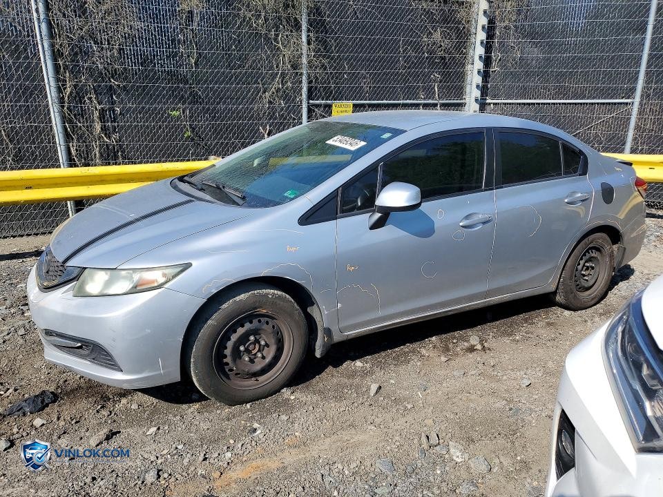 2013 HONDA CIVIC LX – Lot 53469346 auction photo