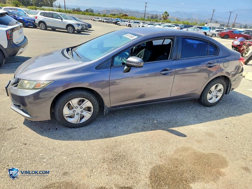 2014 HONDA CIVIC LX – Lot 53474596 auction photo