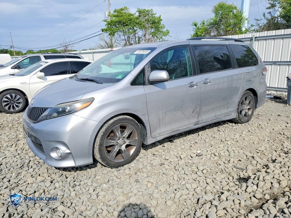 2015 TOYOTA SIENNA SPORT – Lot 53476446 auction photo