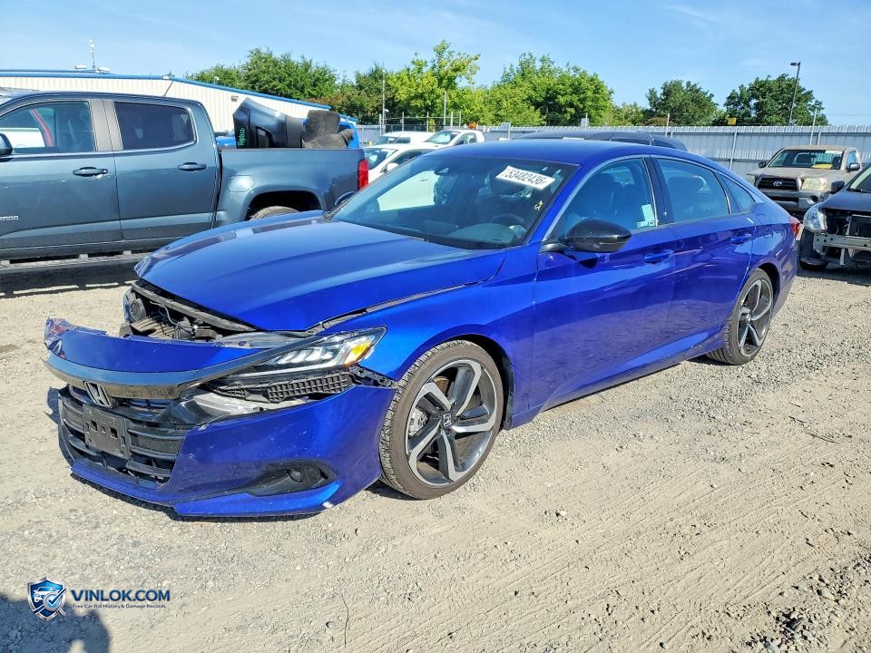 2022 HONDA ACCORD SPORT – Lot 53482436 auction photo