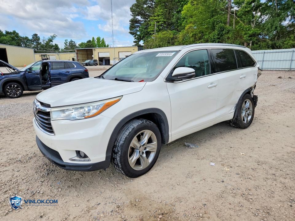 2014 TOYOTA HIGHLANDER LIMITED – Lot 53509566 auction photo