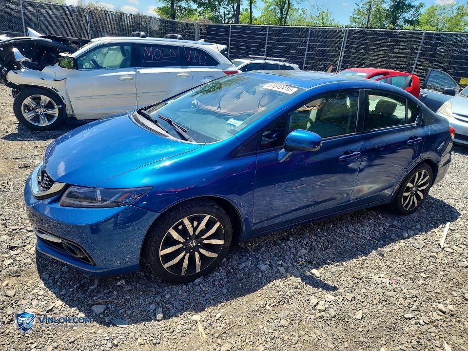 2015 HONDA CIVIC EXL – Lot 53512416 auction photo