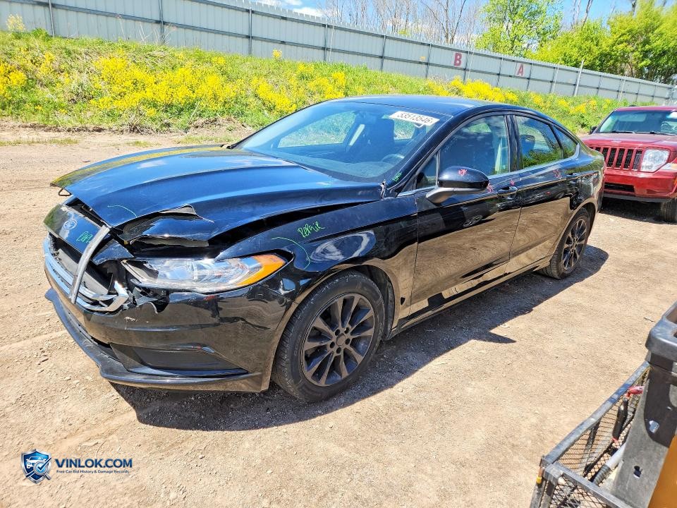 2017 FORD FUSION SE – Lot 53513546 auction photo