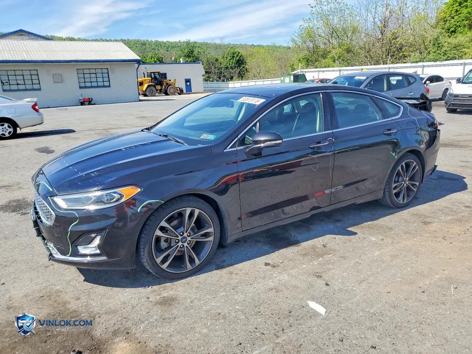 2019 FORD FUSION TITANIUM – Lot 53515116 auction photo