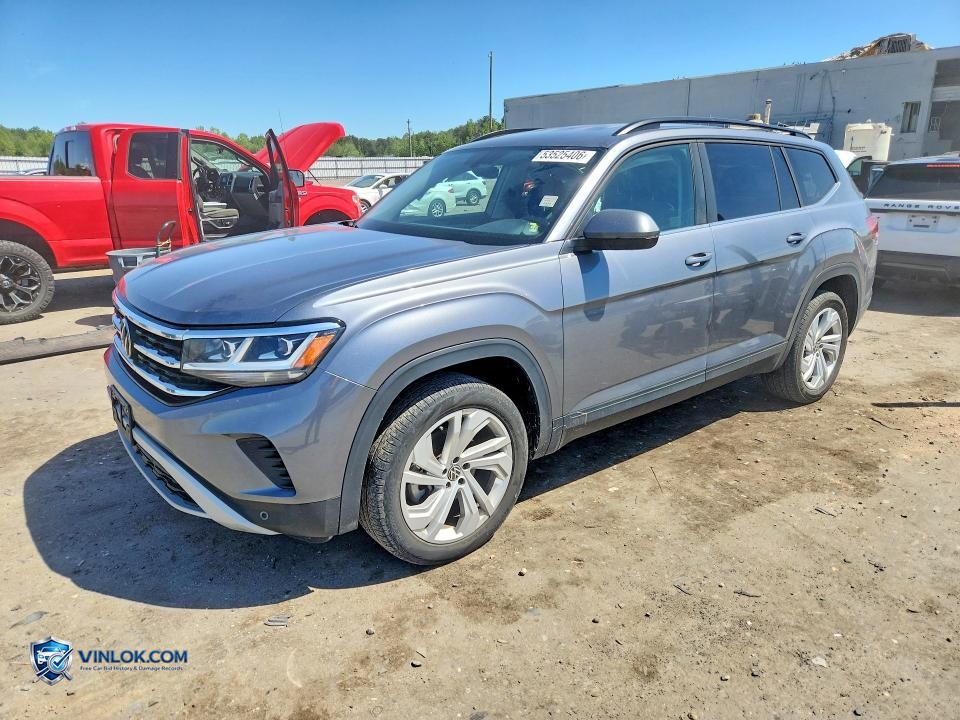 2021 VOLKSWAGEN ATLAS SE – Lot 53525406 auction photo