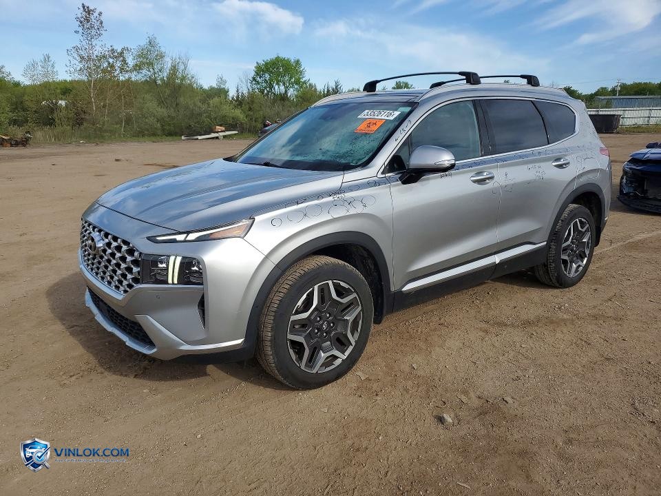 2022 HYUNDAI SANTA FE LIMITED – Lot 53526116 auction photo