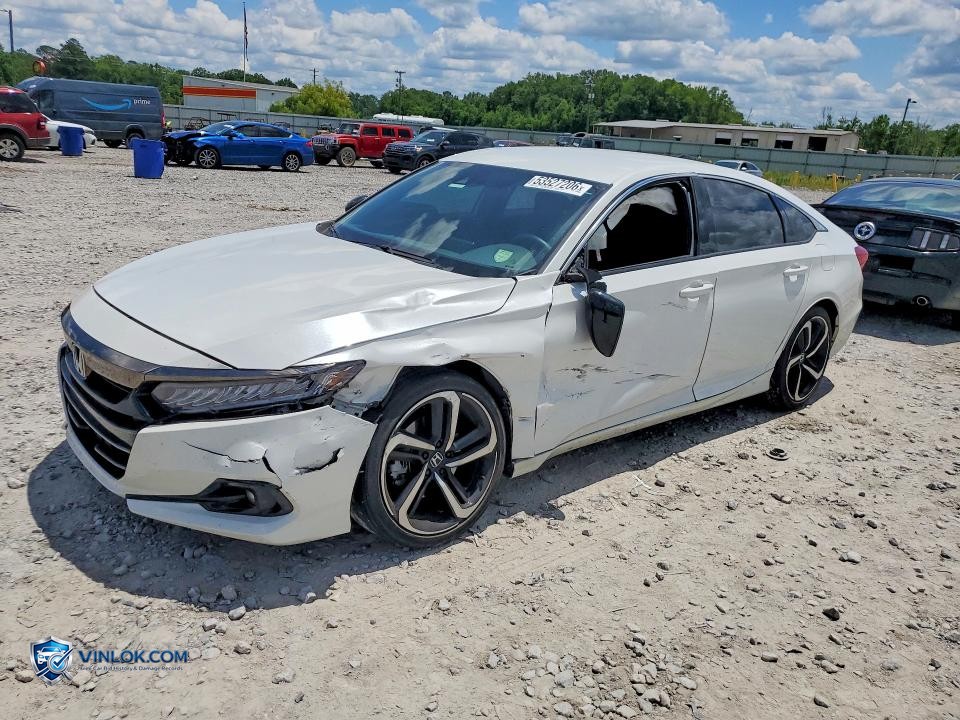 2022 HONDA ACCORD SPORT – Lot 53527206 auction photo