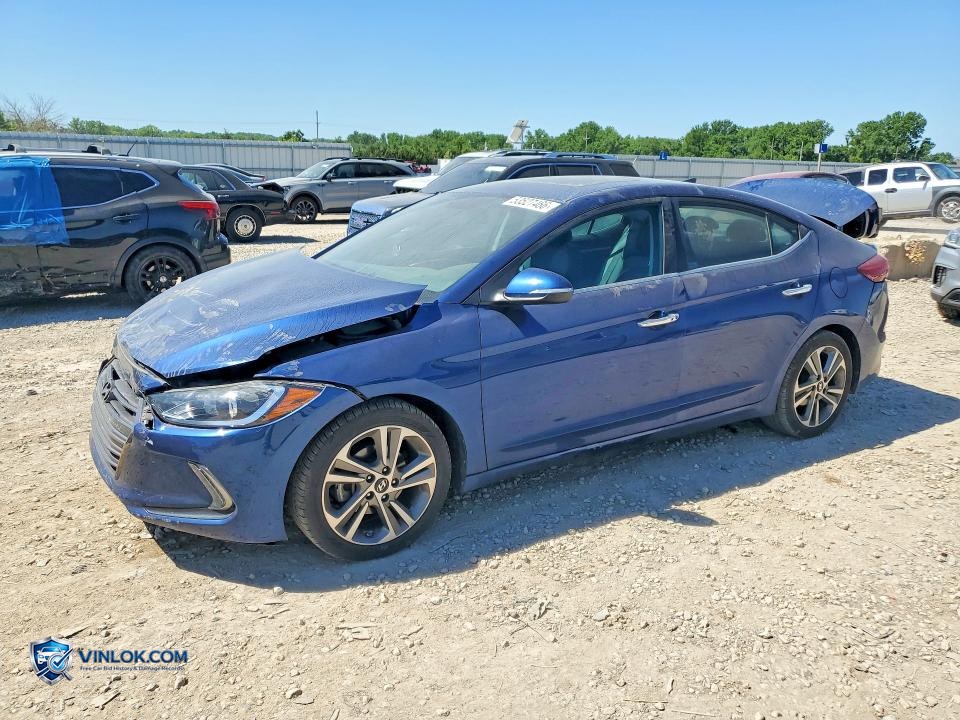 2017 HYUNDAI ELANTRA LIMITED – Lot 53527466 auction photo