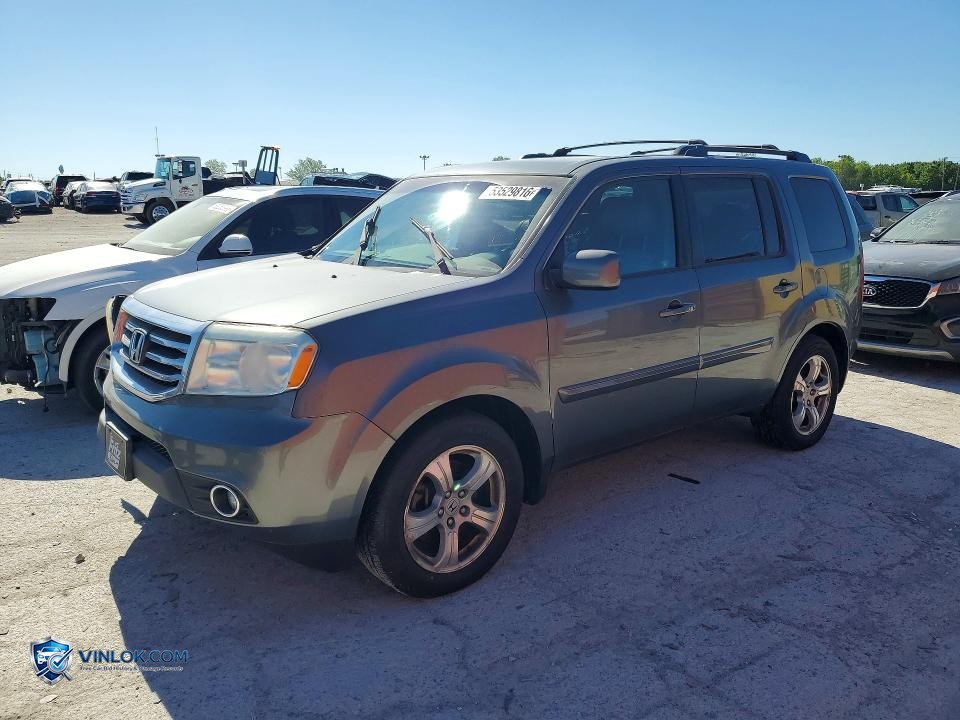 2012 HONDA PILOT EXL – Lot 53529816 auction photo