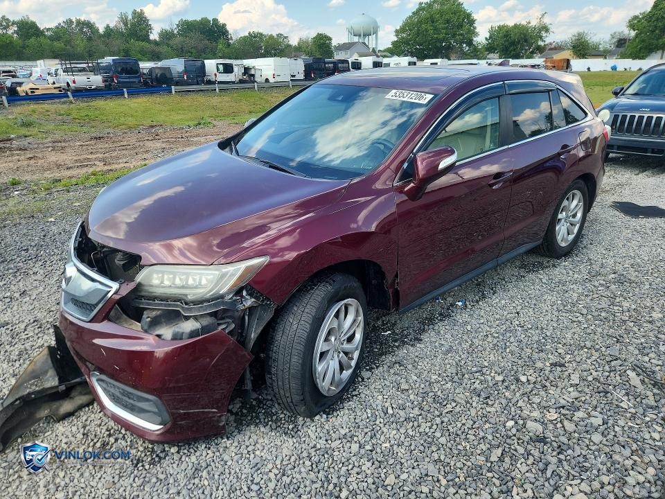 2016 ACURA RDX TECHNOLOGY – Lot 53531206 auction photo