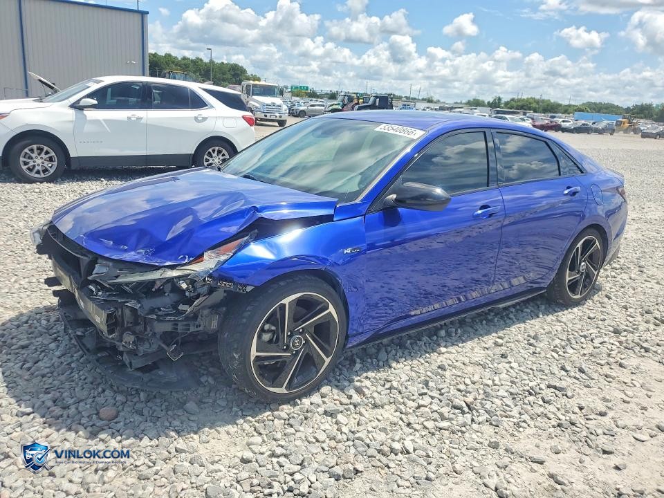 2022 HYUNDAI ELANTRA N LINE – Lot 53540866 auction photo