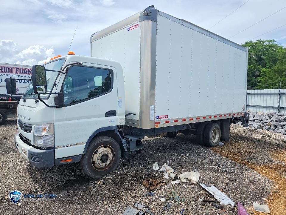 2020 MITSUBISHI FUSO FE160 BOX TRUCK – Lot 53557706 auction photo