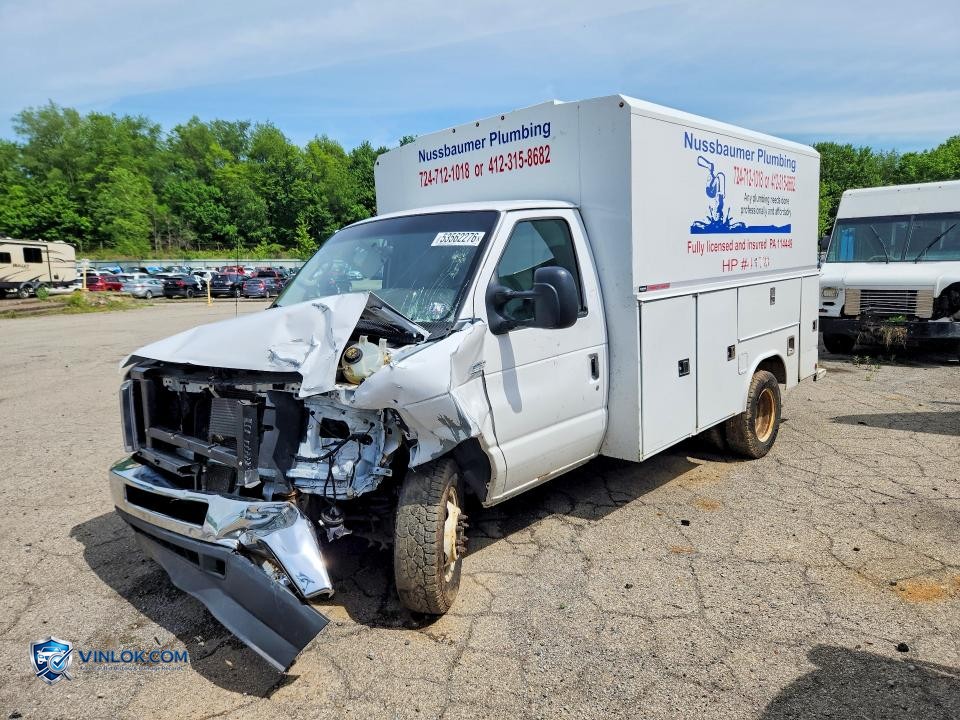 2021 FORD ECONOLINE E350 SUPER DUTY CUTAWAY VAN – Lot 53562276 auction photo