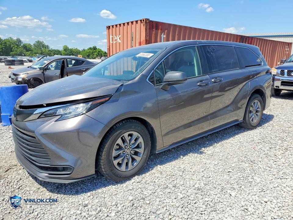 2022 TOYOTA SIENNA LE – Lot 53562386 auction photo