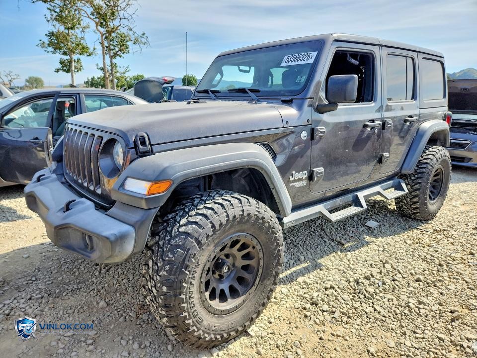 2018 JEEP WRANGLER UNLIMITED SPORT – Lot 53566326 auction photo
