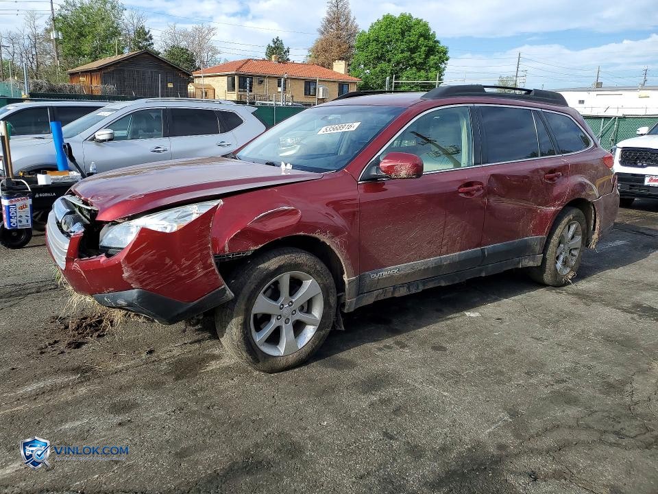2014 SUBARU OUTBACK 2.5I PREMIUM – Lot 53568916 auction photo