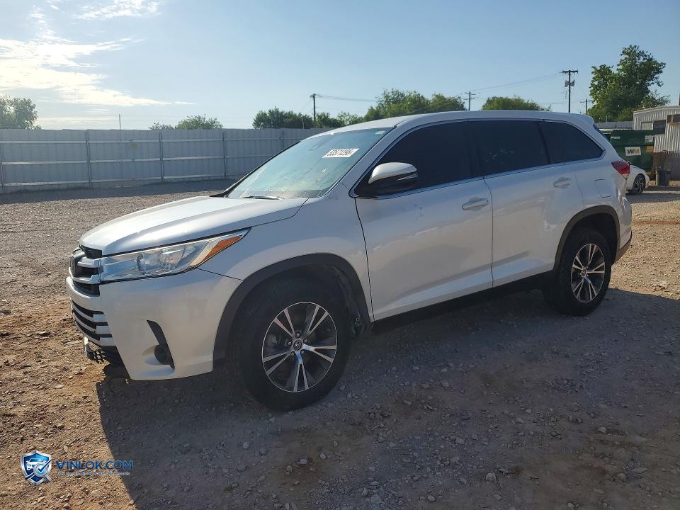 2019 TOYOTA HIGHLANDER LE – Lot 53571296 auction photo