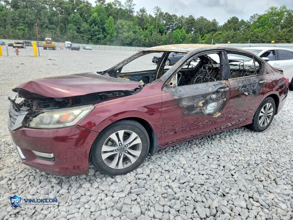 2013 HONDA ACCORD LX – Lot 53572446 auction photo