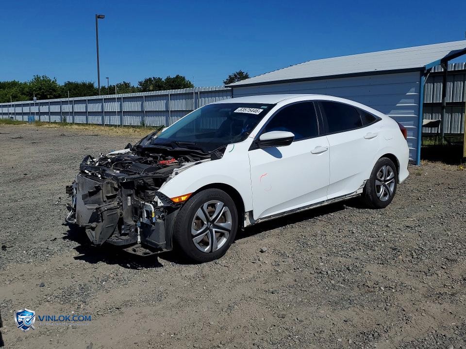 2017 HONDA CIVIC LX – Lot 53575446 auction photo