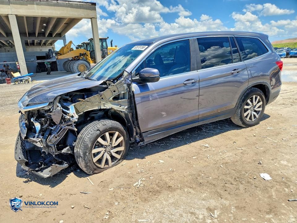 2021 HONDA PILOT EX – Lot 53576186 auction photo