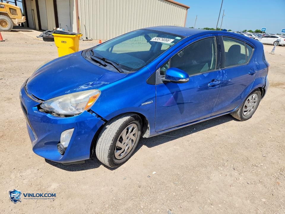 2015 TOYOTA PRIUS C TWO – Lot 53579066 auction photo