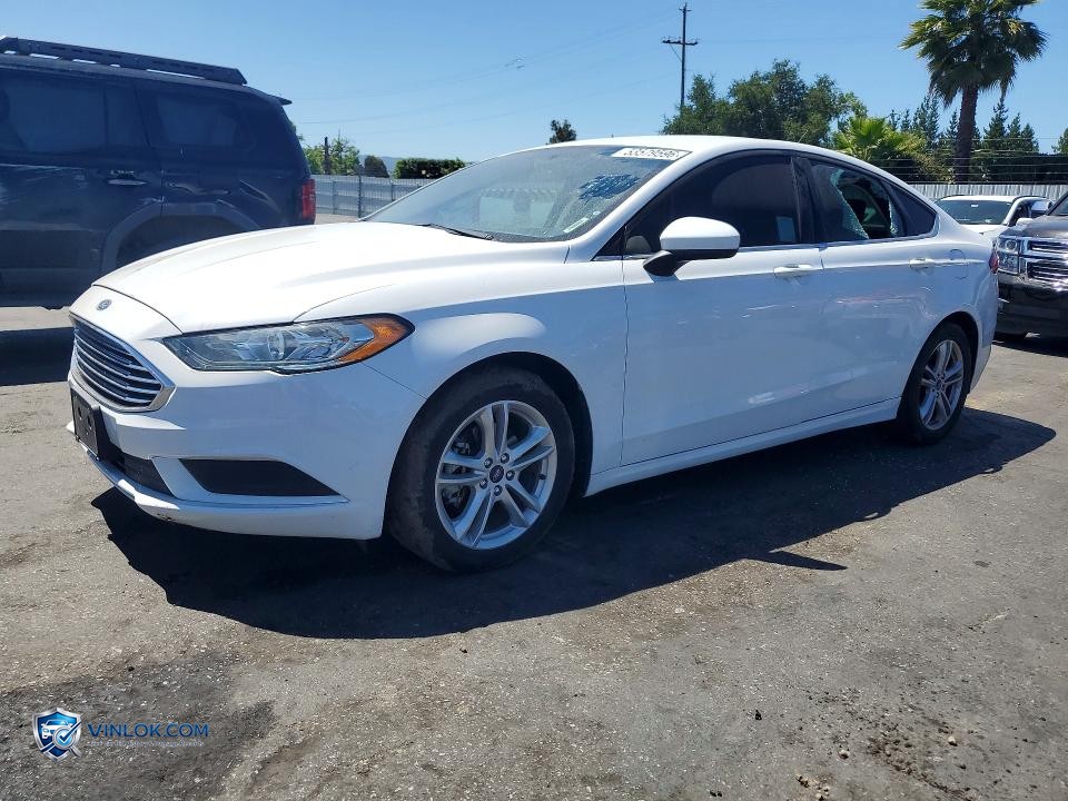 2018 FORD FUSION SE – Lot 53579596 auction photo