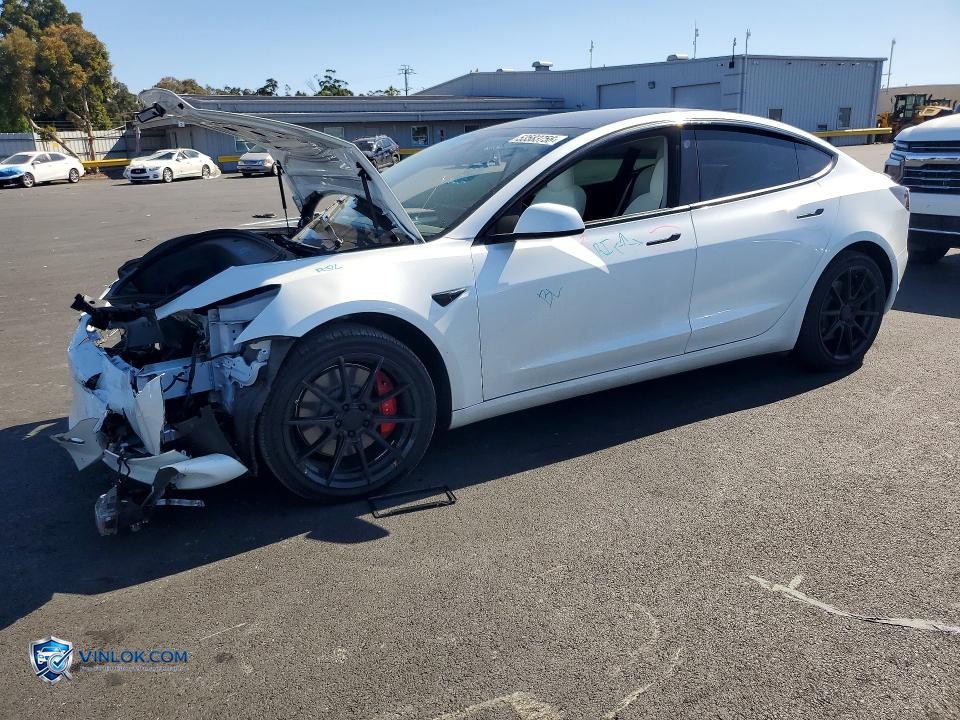 2022 TESLA MODEL 3 – Lot 53583756 auction photo
