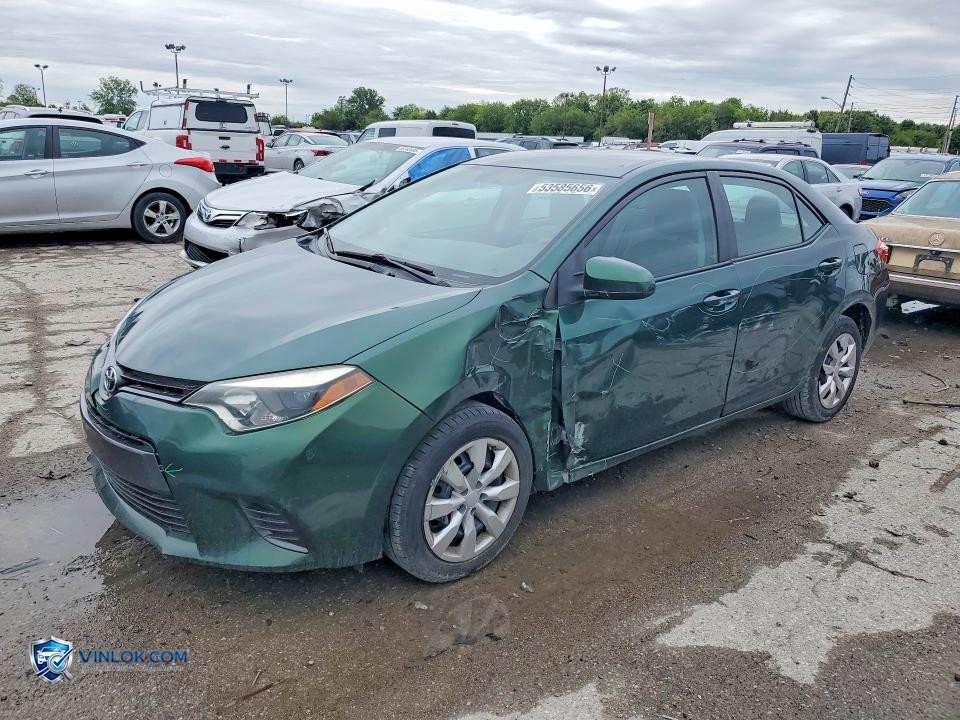 2016 TOYOTA COROLLA LE – Lot 53585656 auction photo