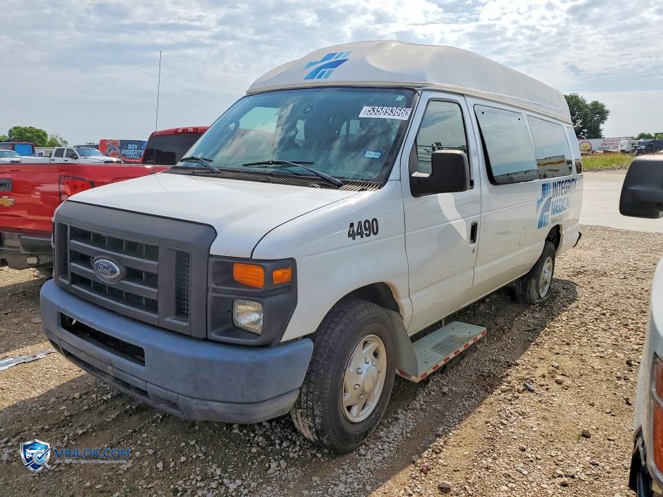 2012 FORD ECONOLINE E250 VAN – Lot 53589366 auction photo