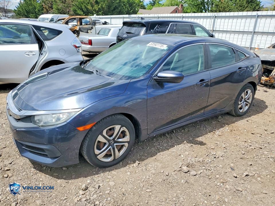 2016 HONDA CIVIC – Lot 53592776 auction photo