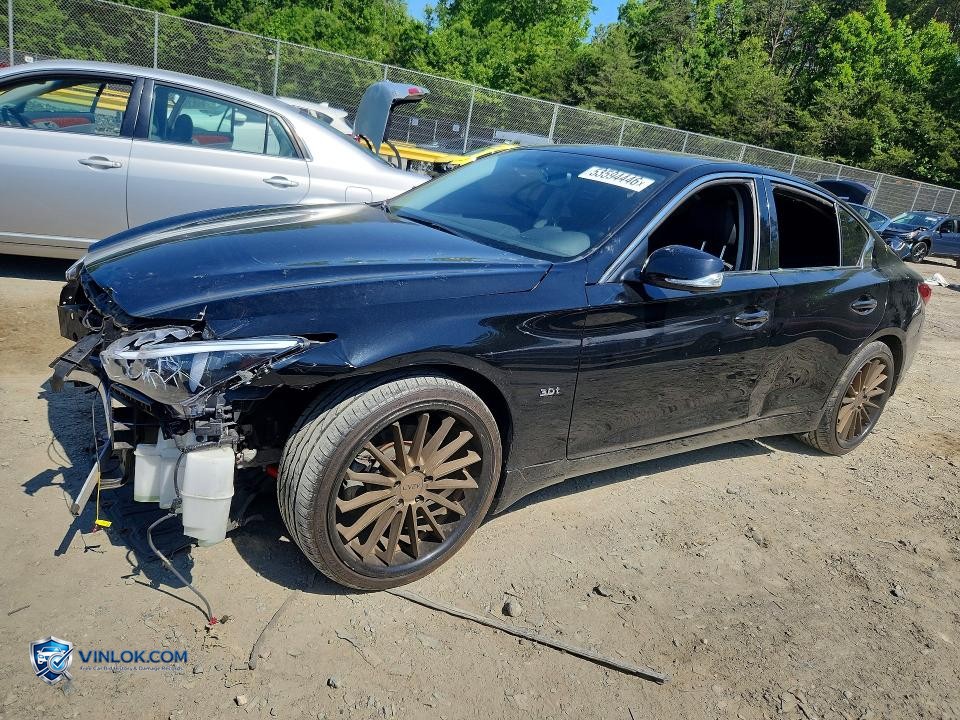 2019 INFINITI Q50 3.0T LUXE – Lot 53594446 auction photo